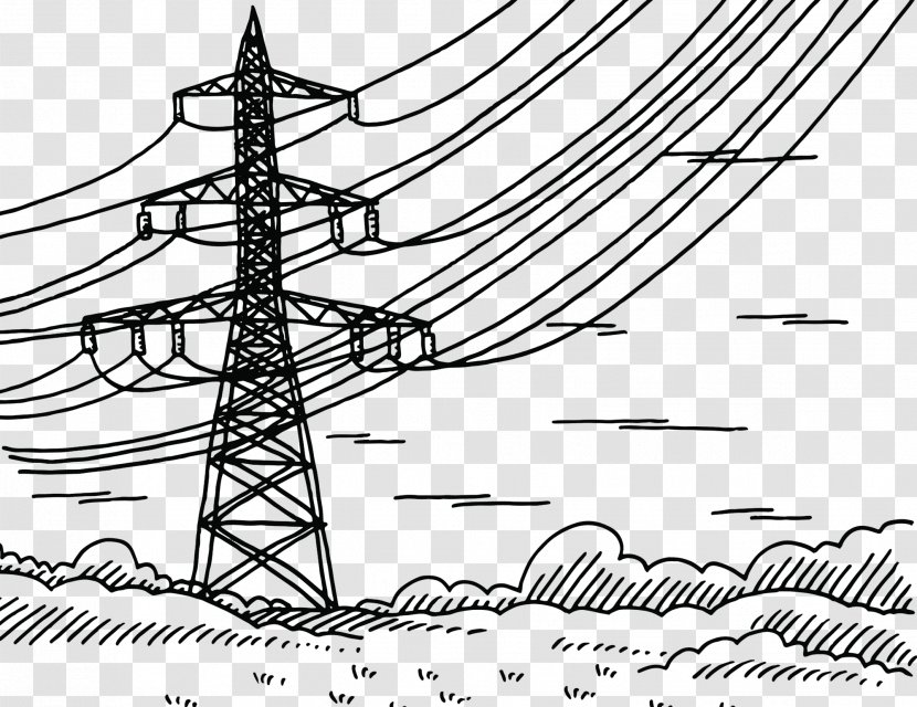 High Voltage Electrical Cable High-voltage Electric Potential Difference Overhead Power Line - Supply - Irsh Transparent PNG