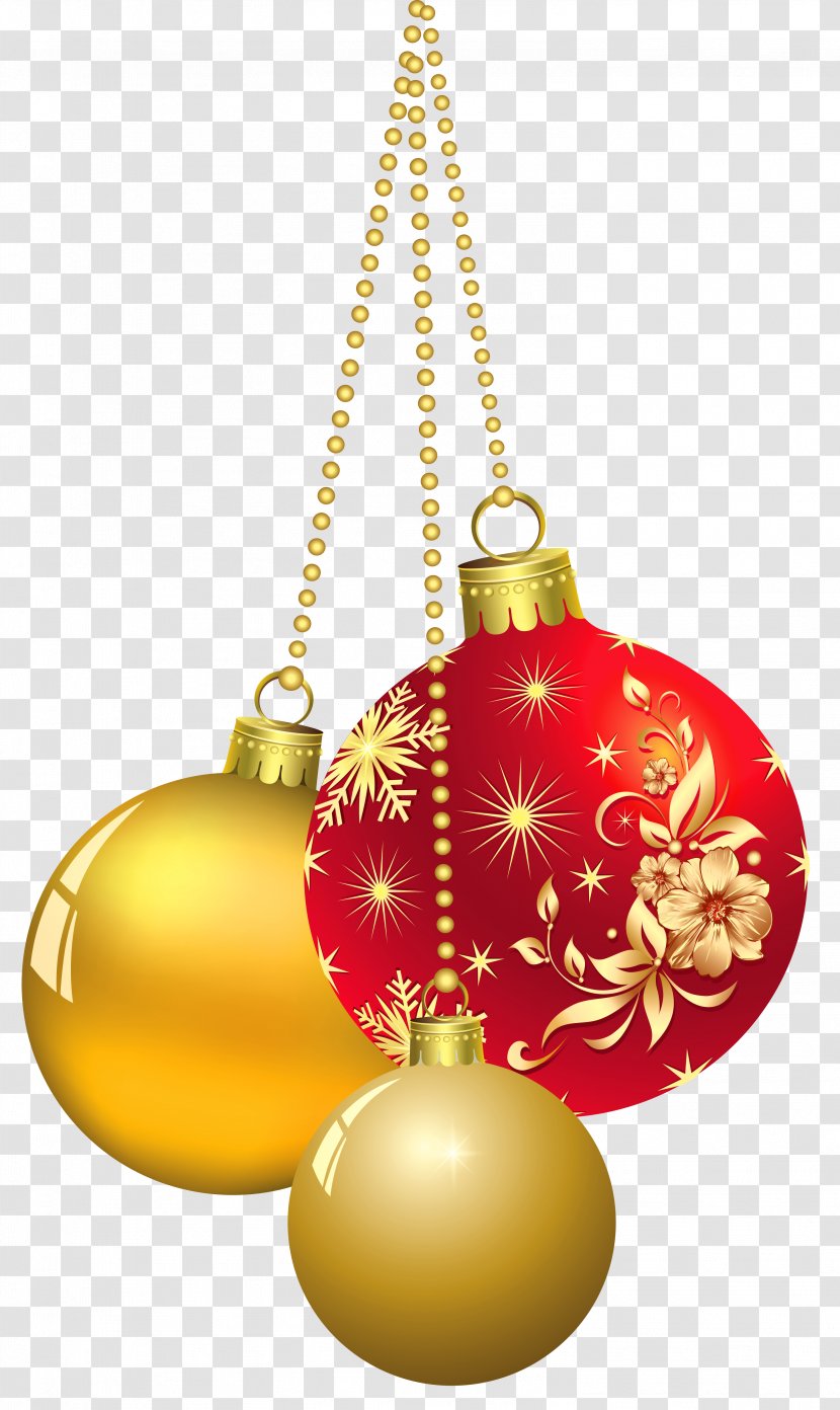 Christmas Ornament Tree Clip Art - Transparent Ornaments Clipart Transparent PNG