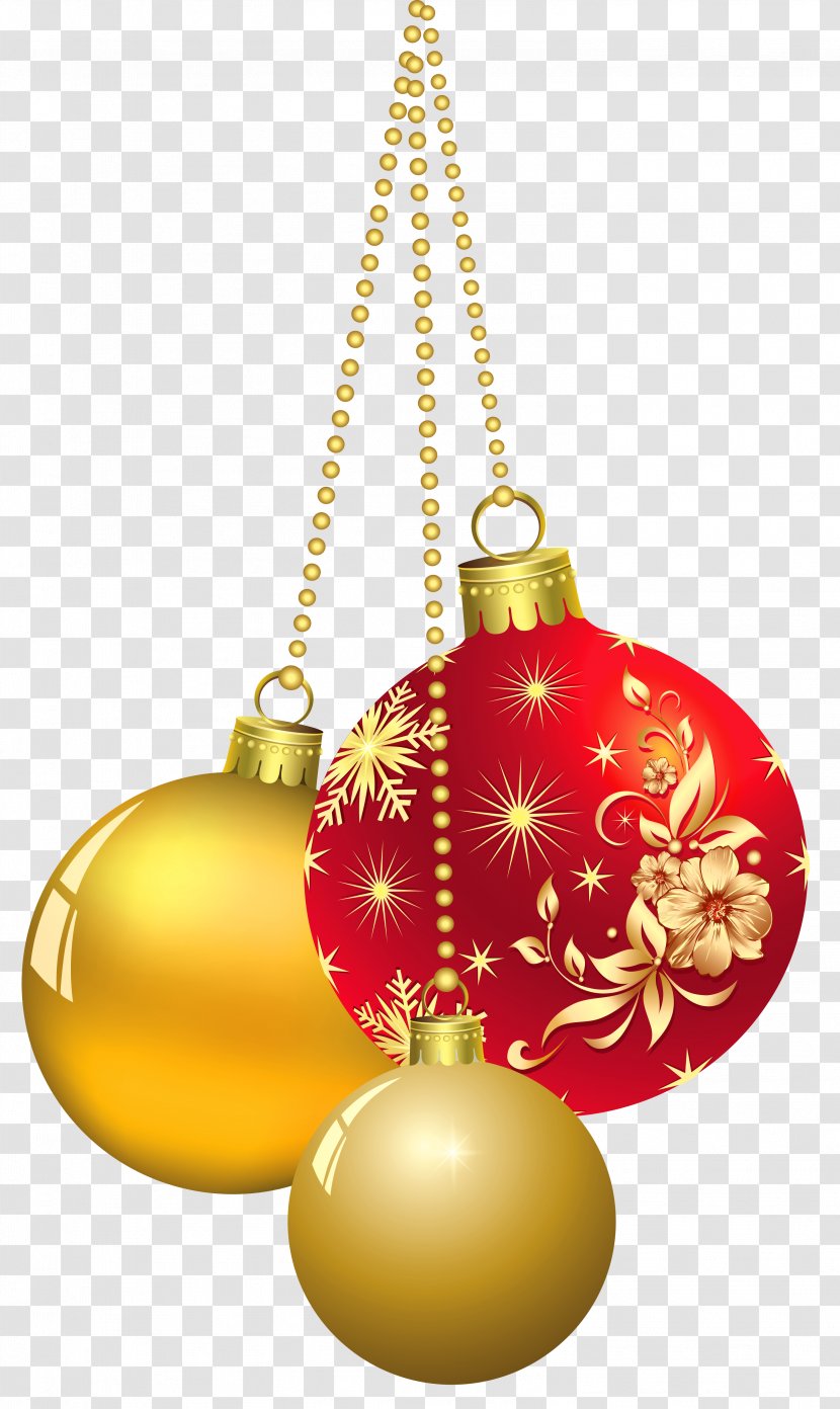 Christmas Ornament Tree Clip Art - Transparent Ornaments Clipart 