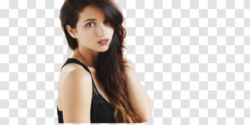 Emily Rudd Black Hair Model Long - Frame Transparent PNG