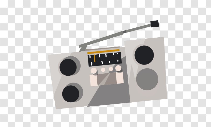 Drawing - Tape Recorder - Radio Material Transparent PNG