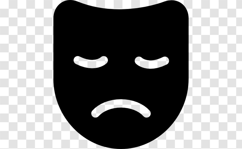 Tragedy Mask - Facial Expression Transparent PNG