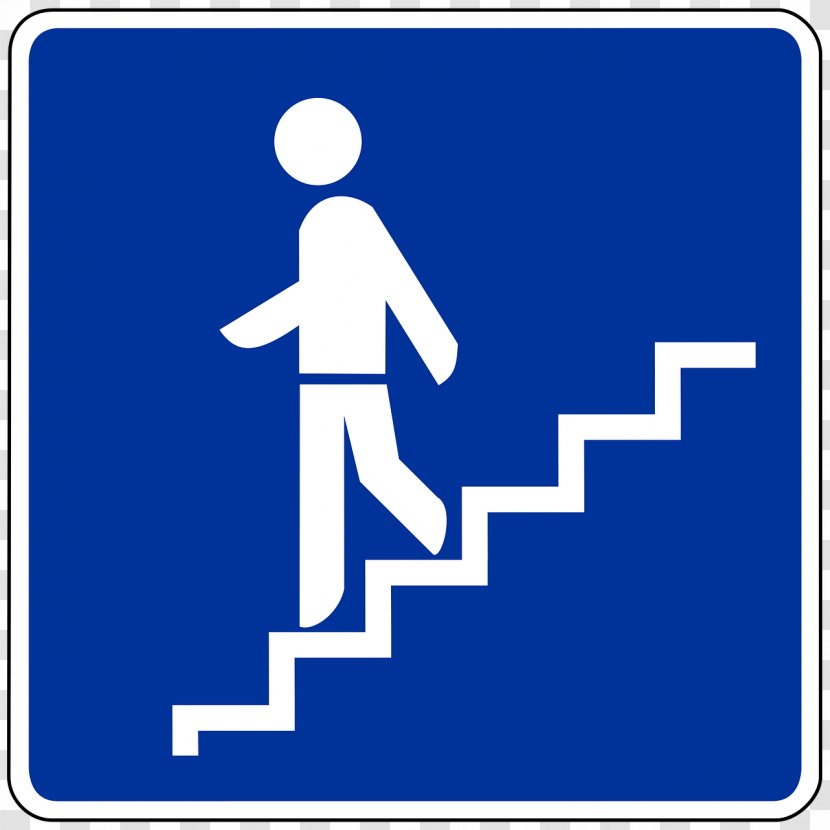 Traffic Sign Stairs - Stock Photography Transparent PNG