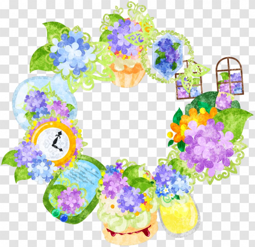 Illustration Image Floral Design Idea Graphics - Petal - Hydrangeas Transparent PNG