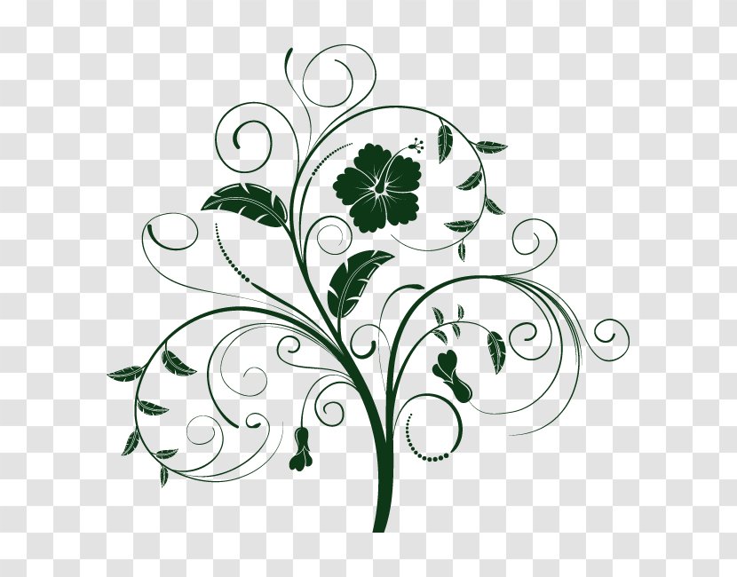 Floral Design Flower Drawing Wall Decal - Art - Ornament Transparent PNG