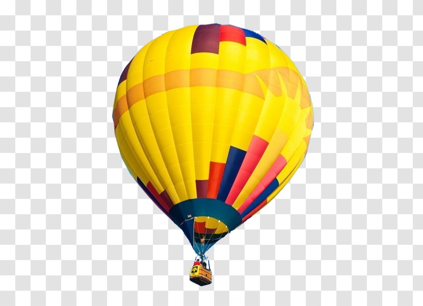 Hot Air Ballooning - Yellow Balloon Transparent PNG