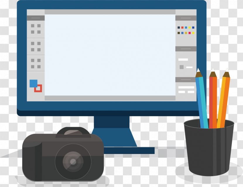 Graphic Design Web Development - Gadget - Vector Office Computer Transparent PNG