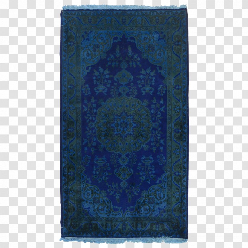Textile Rectangle - Blue Carpet Transparent PNG