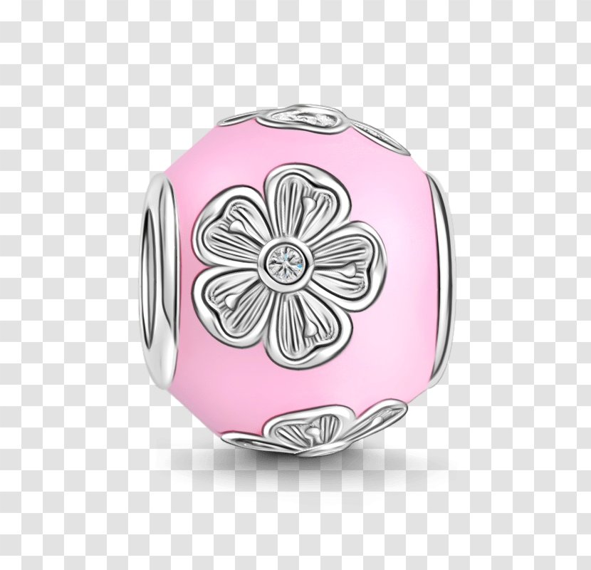 Pink Flower Cartoon - Jewelry Making - Body Mallow Family Transparent PNG