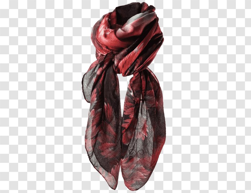 Scarf Maroon Transparent PNG
