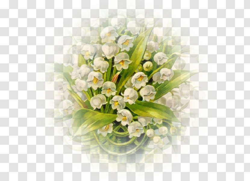 Cut Flowers Floral Design Lily Of The Valley Art - Artificial Flower Transparent PNG