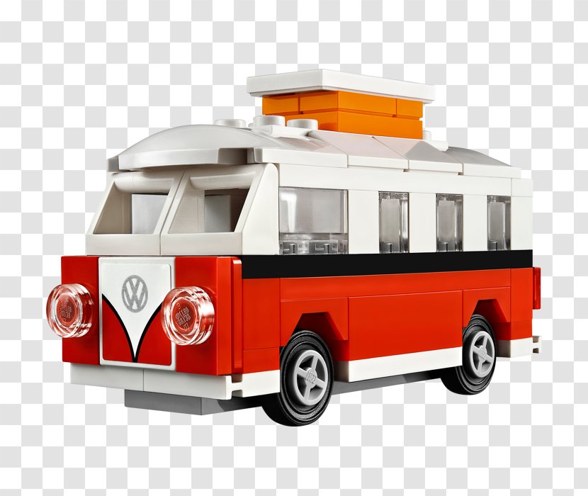Volkswagen Type 2 LEGO 10220 Creator T1 Camper Van Lego Transparent PNG