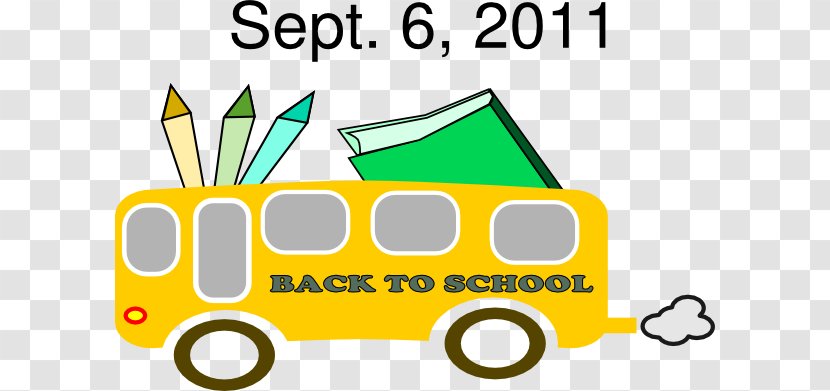 August Free Content Clip Art - Images Of Back To School Transparent PNG