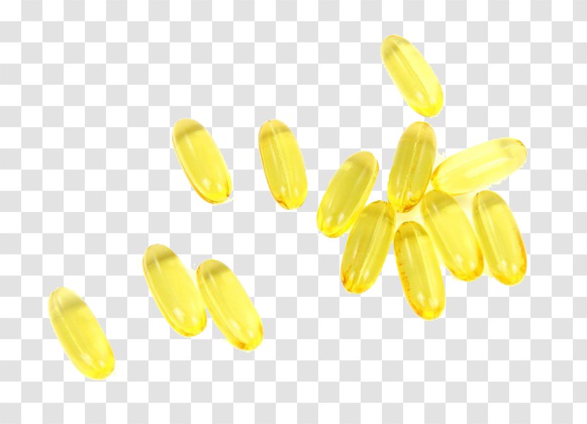 Dietary Supplement Fish Oil Omega-3 Fatty Acid Cod Liver - Stockxchng - Yellow Transparent PNG
