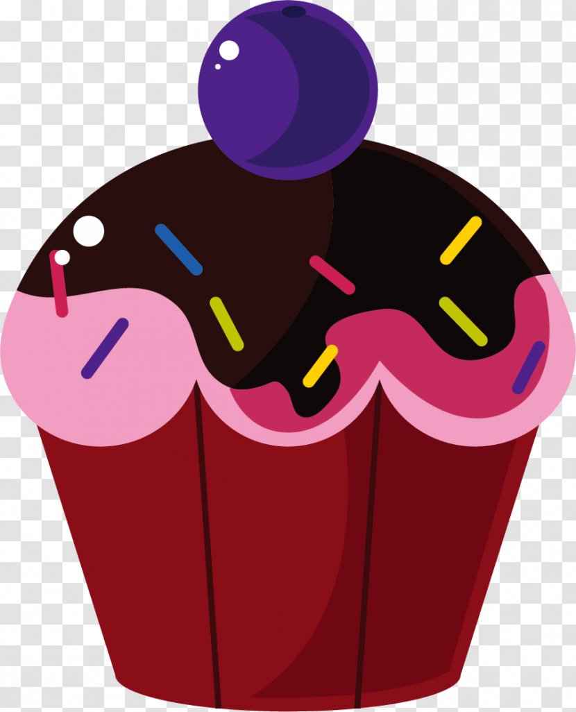 Cupcake Birthday Cake Christmas Torte Doughnut - Decorating - Cartoon Gourmet Transparent PNG