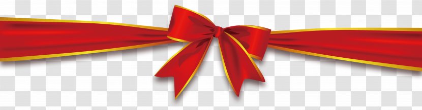Ribbon Font - Red Bow Decoration Pattern Transparent PNG