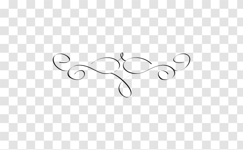 Ornament Calligraphy Clip Art - VINTAGE LINE Transparent PNG