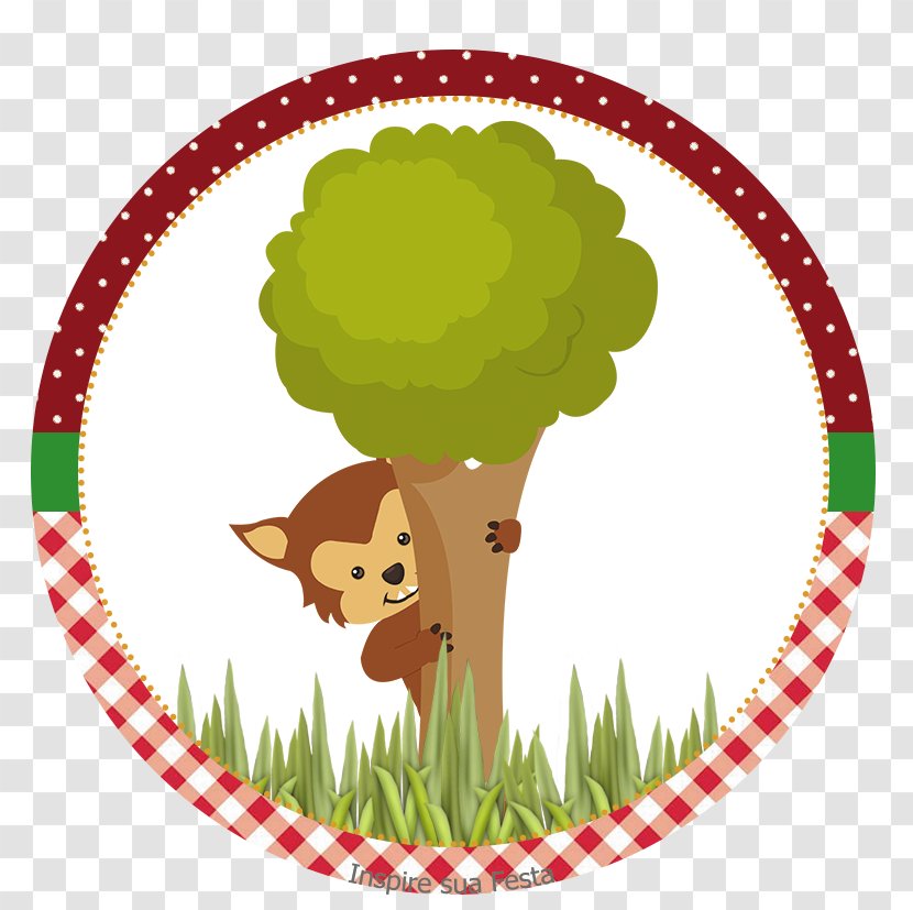 Little Red Riding Hood Big Bad Wolf Image - Digital - Page Layout Transparent PNG