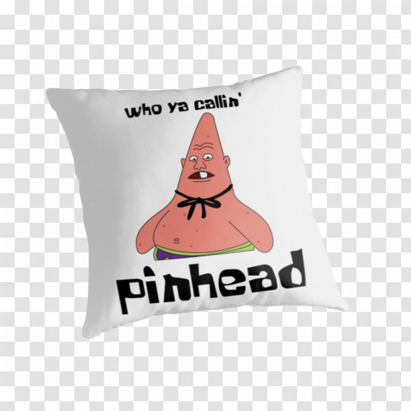 T-shirt Pinhead Patrick Star Larry Shirt YouTube - Cushion Transparent PNG