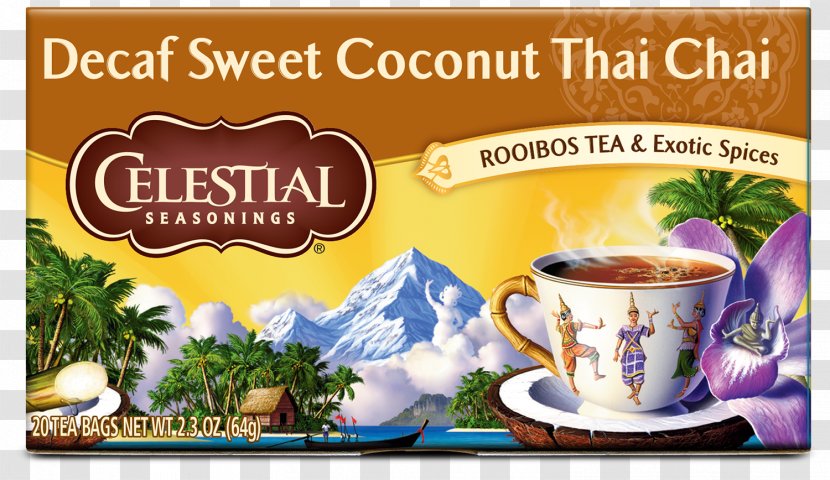 Masala Chai Green Tea Food Herbal - Celestial Seasonings Transparent PNG