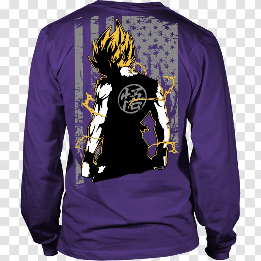 Hoodie Long-sleeved T-shirt - Unisex - Goku T Shirt Transparent PNG