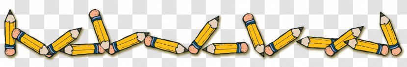 Colored Pencil Clip Art - Yellow - Teacher Cliparts Transparent PNG