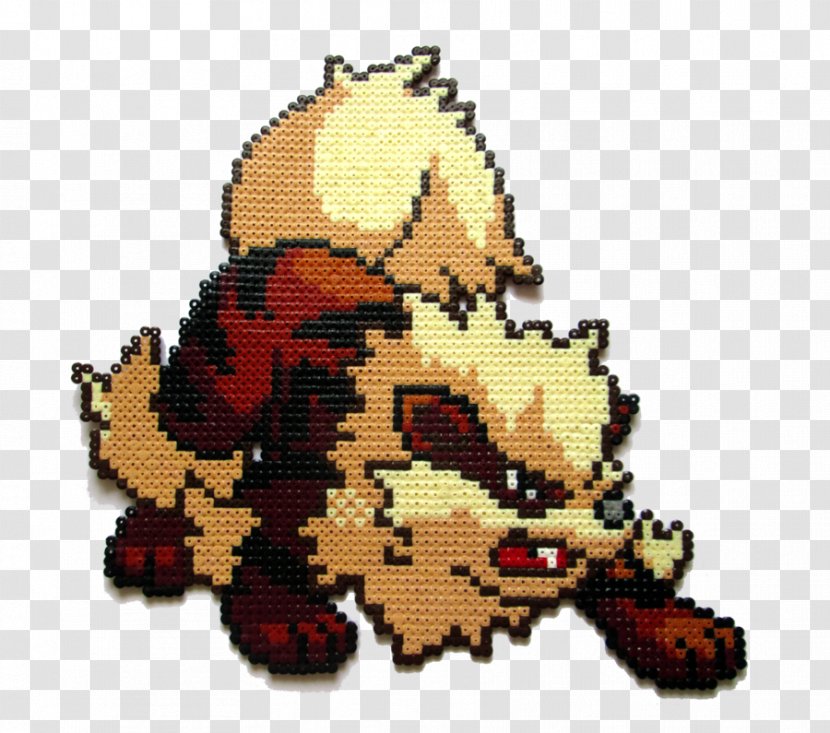 Pixel Art Bead Arcanine Growlithe Transparent PNG