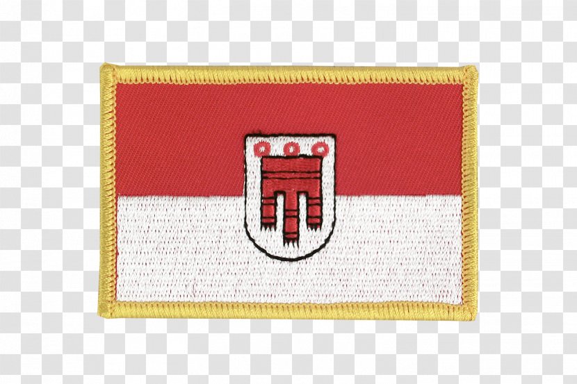 Flag Patch Fahne Of Austria Embroidered - Red Transparent PNG