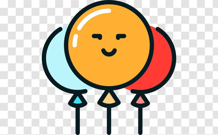 Balloon Party Icon - Human Behavior - Smiley Face Festival Decorative Material Transparent PNG
