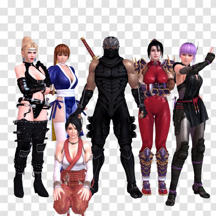 Ayane Ryu Hayabusa Kasumi Soulcalibur V - Gaiden - Soul Calibur Blast Template Download Transparent PNG