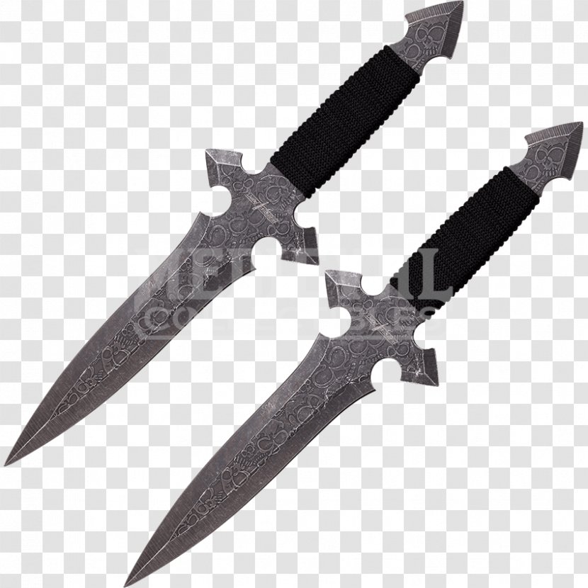 Throwing Knife Hunting & Survival Knives Bowie Dagger - Cold Weapon Transparent PNG