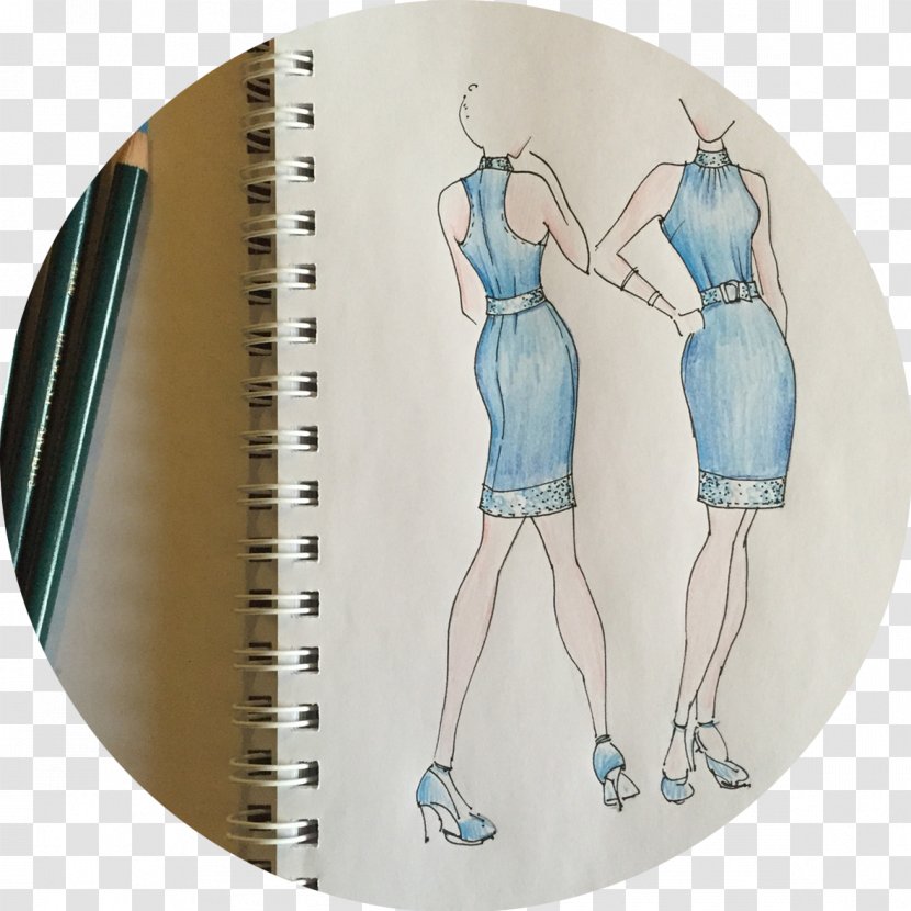 Drawing /m/02csf - Fashion Design - Dahlia Transparent PNG