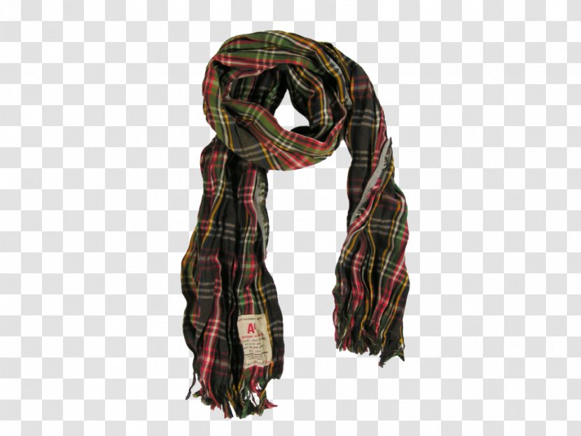 Scarf American Eagle Outfitters Shawl Cotton Full Plaid - Mayonnaise Transparent PNG