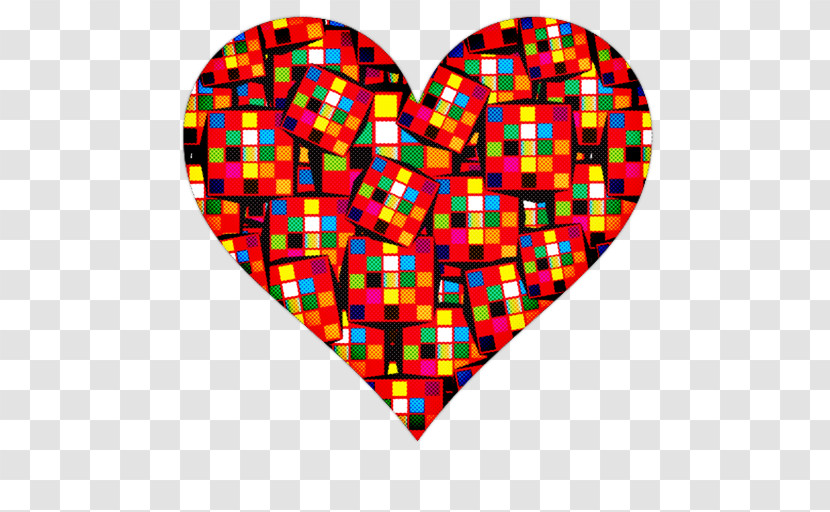 Heart Pattern Yellow Line Heart Transparent PNG