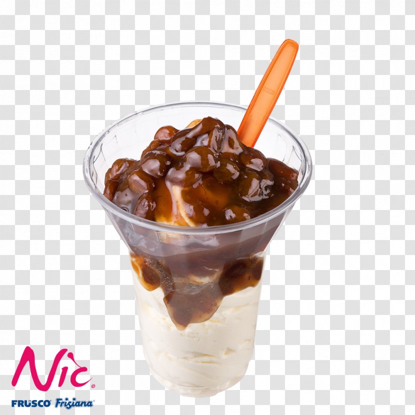 Sundae Sorbet Stracciatella Dame Blanche Ice Cream - Affogato Transparent PNG