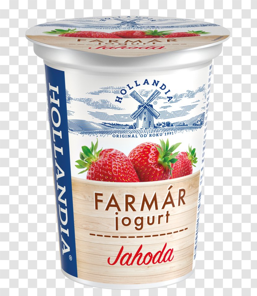 Strawberry Yoghurt Stracciatella Milk Crème Fraîche - Food Transparent PNG
