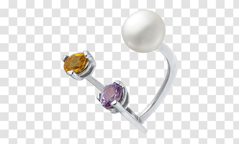 Jewellery Earring Amethyst Silver - Fashion Transparent PNG