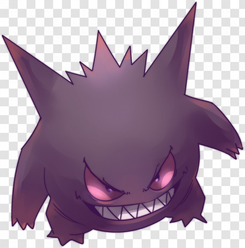 Digital Art Fan Gengar Pokémon - Cartoon - Mystery Gift Transparent PNG