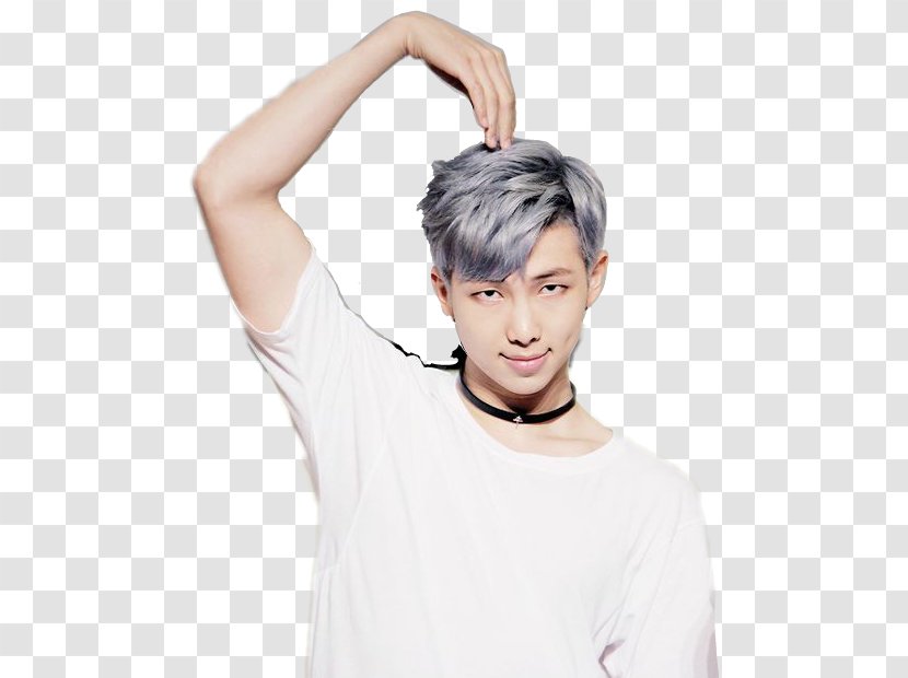 RM BTS Hair Coloring - Neck - Bts Rm Transparent PNG