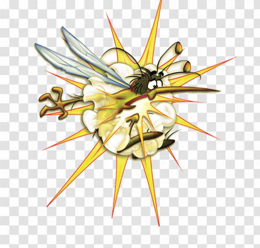 Mosquito Download - Yellow Transparent PNG