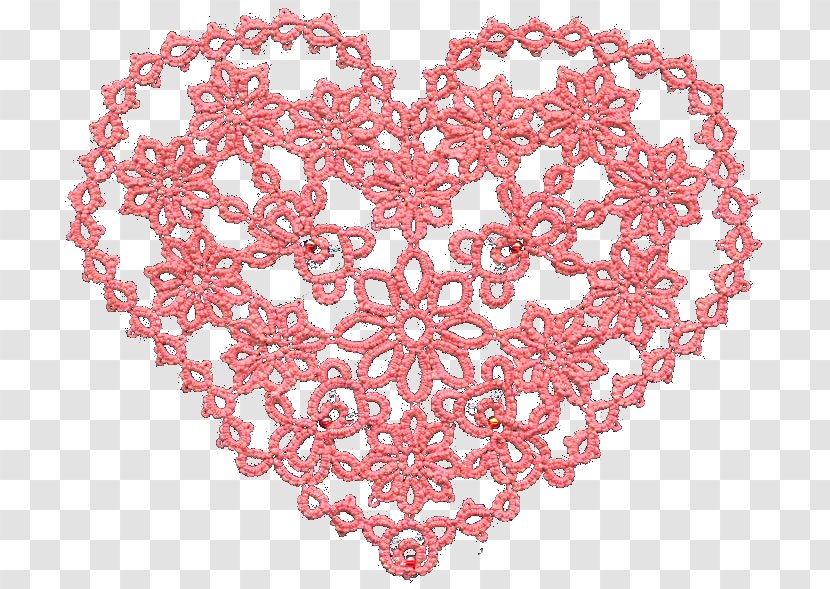 Place Mats Doily Visual Arts Heart - Cartoon - Pattern Bear Transparent PNG