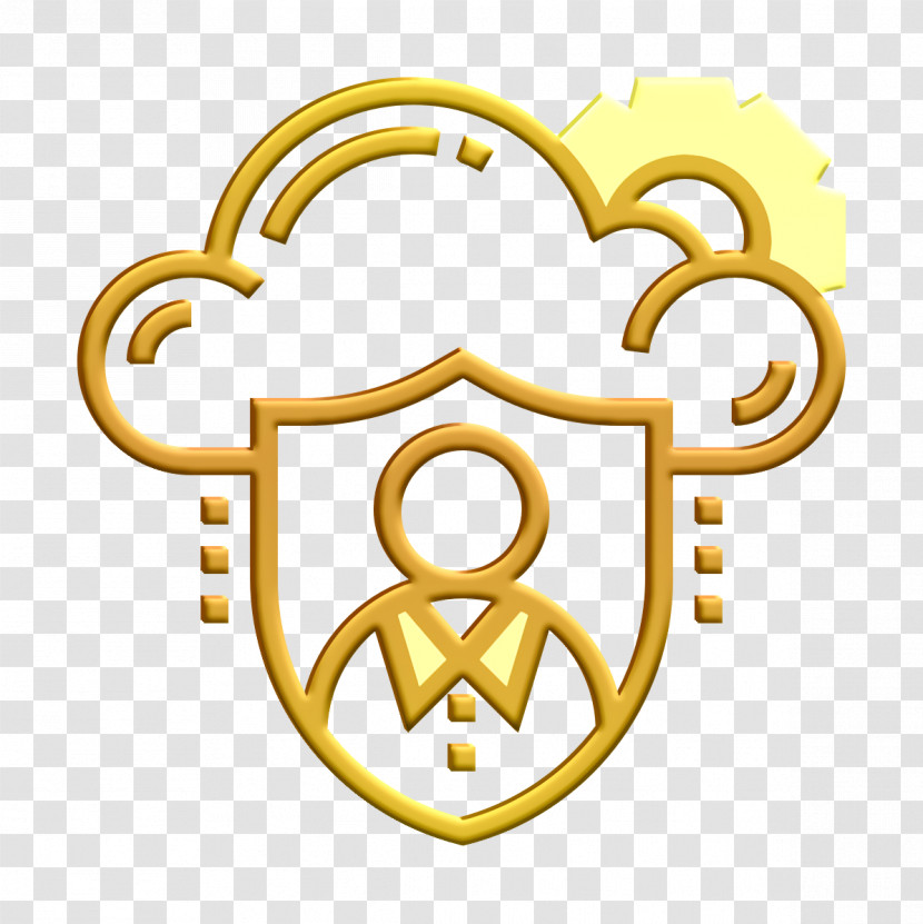 Private Icon Cloud Service Icon Privacy Icon Transparent PNG