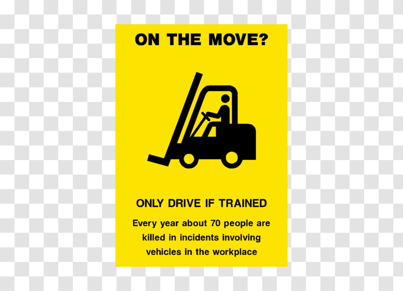 Mover Mitsubishi Forklift Trucks Signage Shipping Container - Safety - Poster Transparent PNG