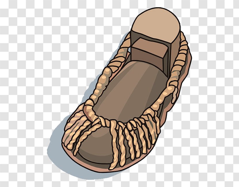 Jipsin Cartoon Clip Art - Sandal - Ancient Sandals Transparent PNG