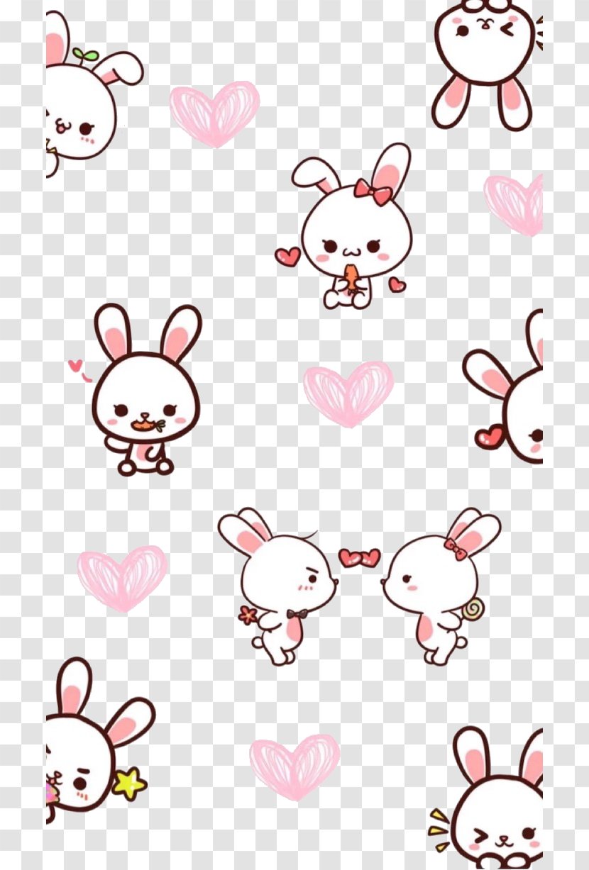 Wallpaper - Frame - Bunny Love Transparent PNG