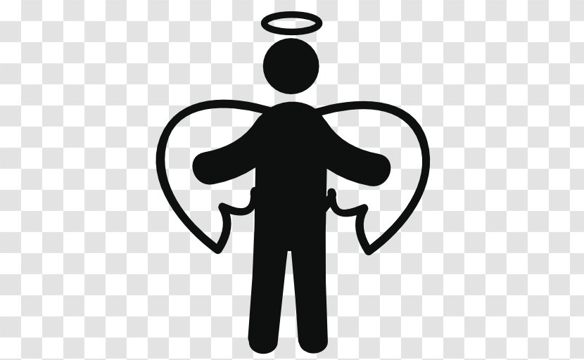 Angel Devil - Joint - Black And White Transparent PNG