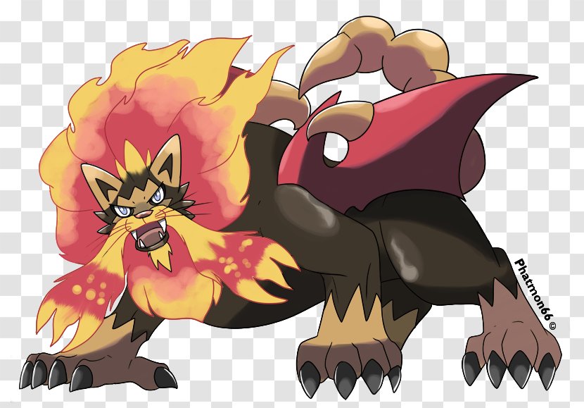 Litleo Pokémon X And Y Evolution Pyroar - Cartoon Transparent PNG