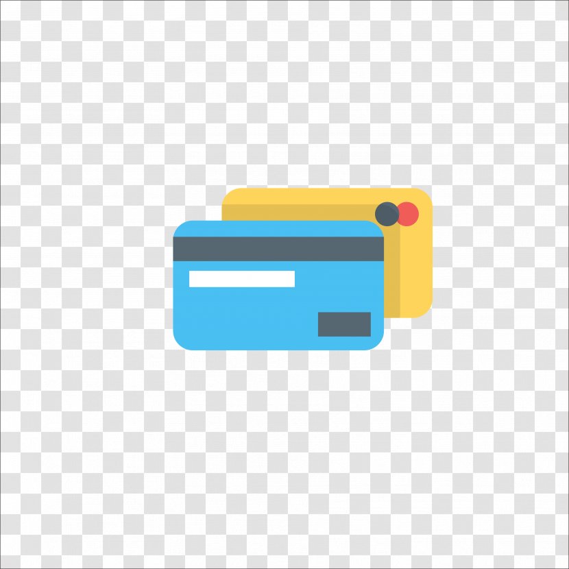 Credit Card Flat Design - Material Transparent PNG