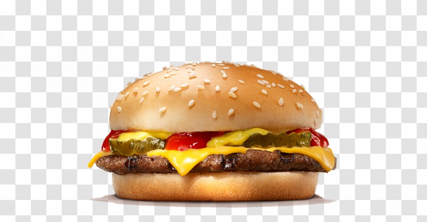 Burger King Cheeseburger Whopper Hamburger Big - Menu Transparent PNG