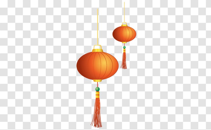Chinese New Year Lantern Icon - Orange - Lantern,Chinese Transparent PNG